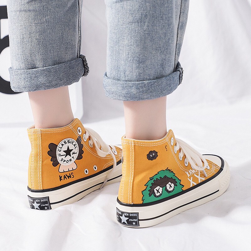 ] Giày thể thao cao cổ in hình ngộ nghĩnh mã 719 | BigBuy360 - bigbuy360.vn