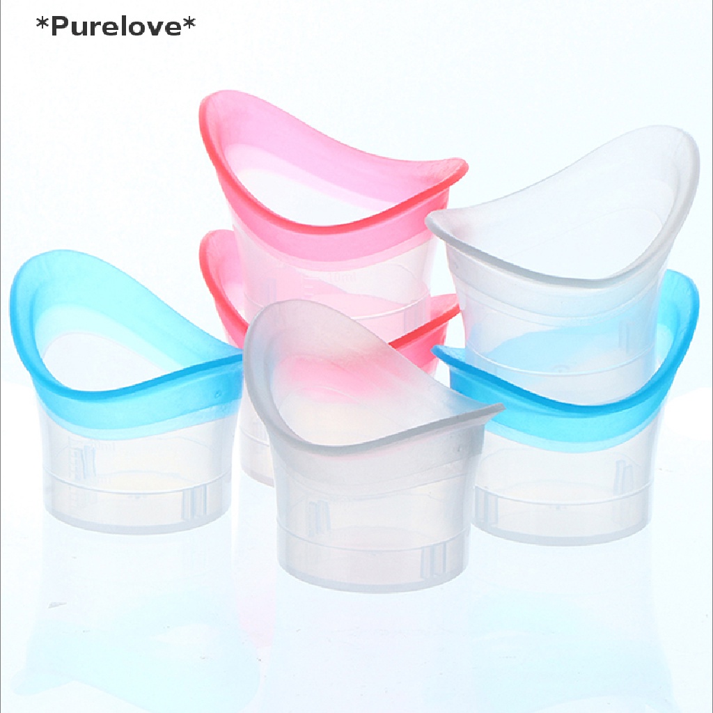 Bộ 2 Cốc Silicone Mềm Rửa Mắt Có Thể Tái Sử Dụng Tiện Lợi