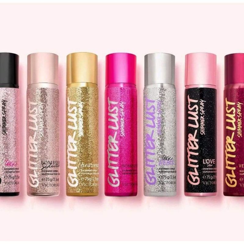 Xịt Thơm Toàn Thân Có Nhũ Victoria’s Secret Glitter Lust Shimmer Spray