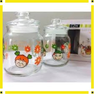 Bộ 2 lọ thủy tinh 9036