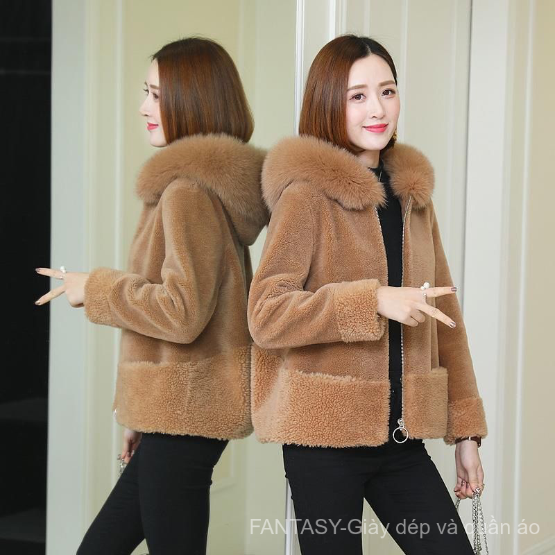 Áo Khoác Lông Ấm Áp Thời Trang Dành Cho Nữ