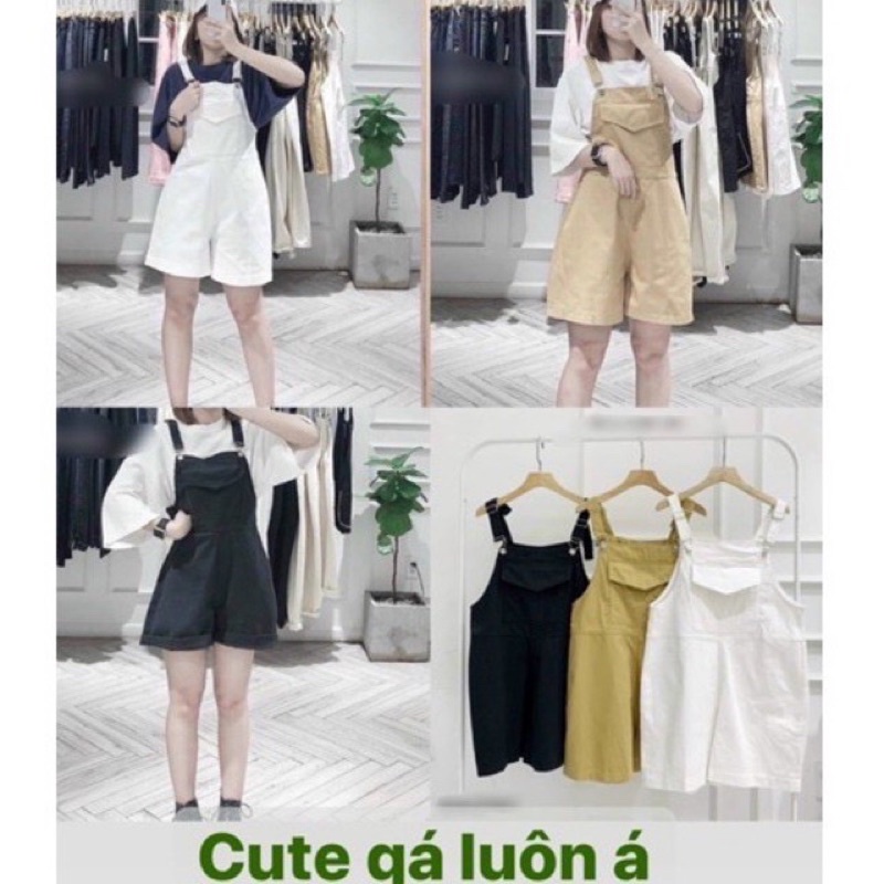 Quần Yếm/ Váy yếm Kaki co dãn tốt cực xinh