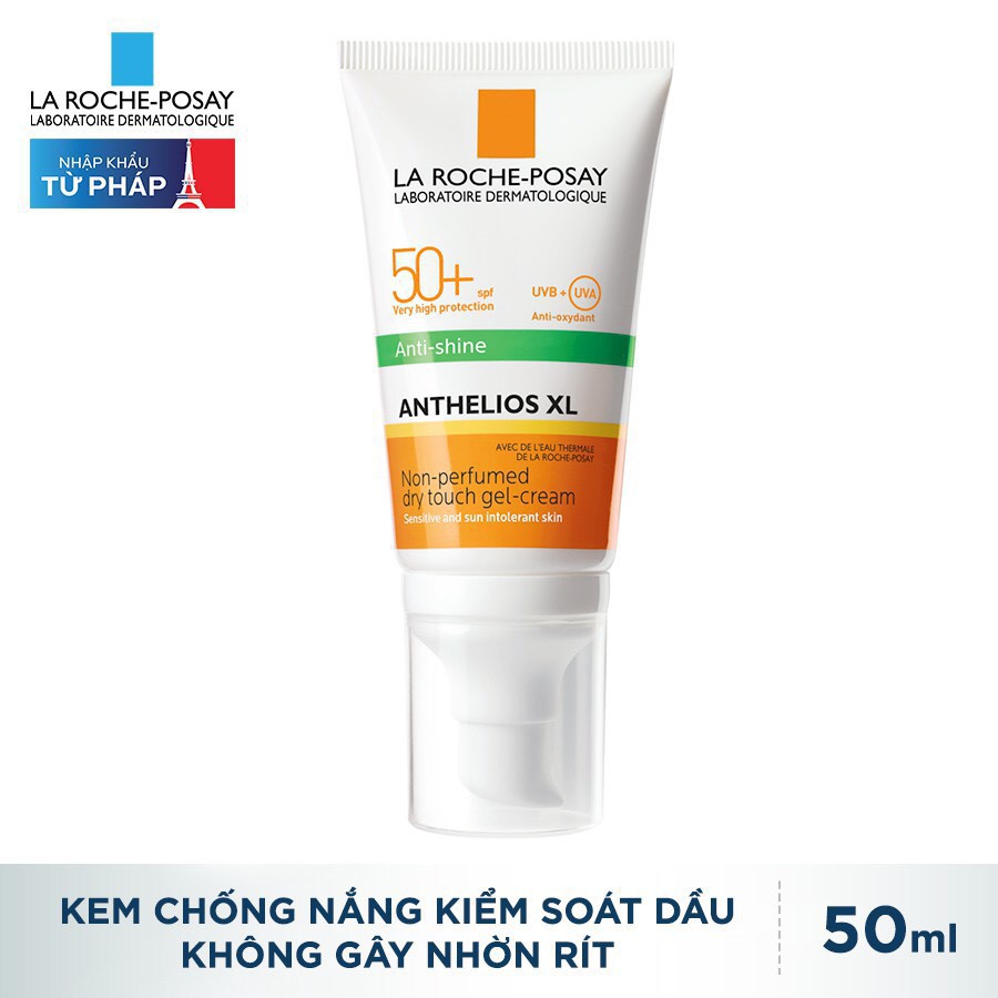 Kem Chống Nắng La Roche-Posay Kiểm Soát Dầu SPF50+ 50ml Anthelios Anti-Shine Gel-Cream Dry Touch 50ml