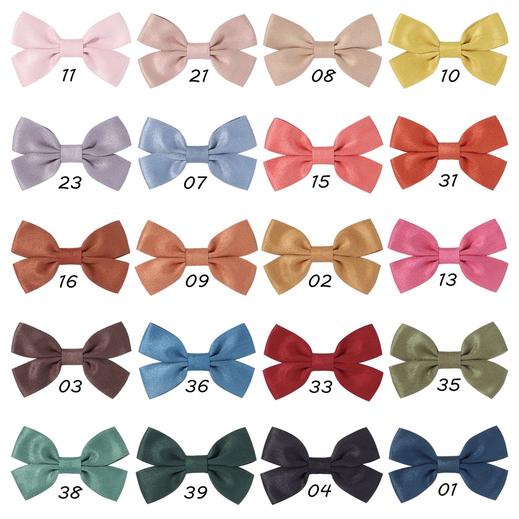 2 Kẹp tóc KIDSBOWS phối nơ 3.05inch thời trang xinh xắn