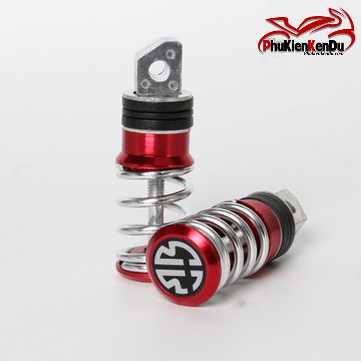 Gác chân lo xo xếp sau  Nhôm Đặc kiểu raider gắn wave, sirius, vario, exciter ab và nhiều dòng xe máy khác