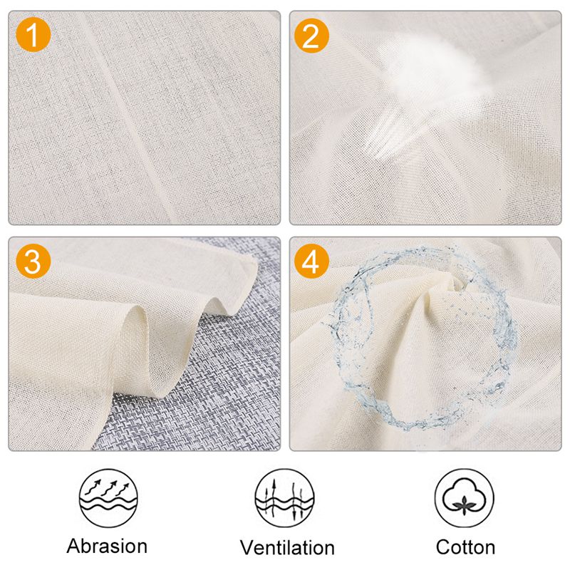 Set 4 tấm vải Cotton vuông 50x50 cm lọc phô mai tiện dụng