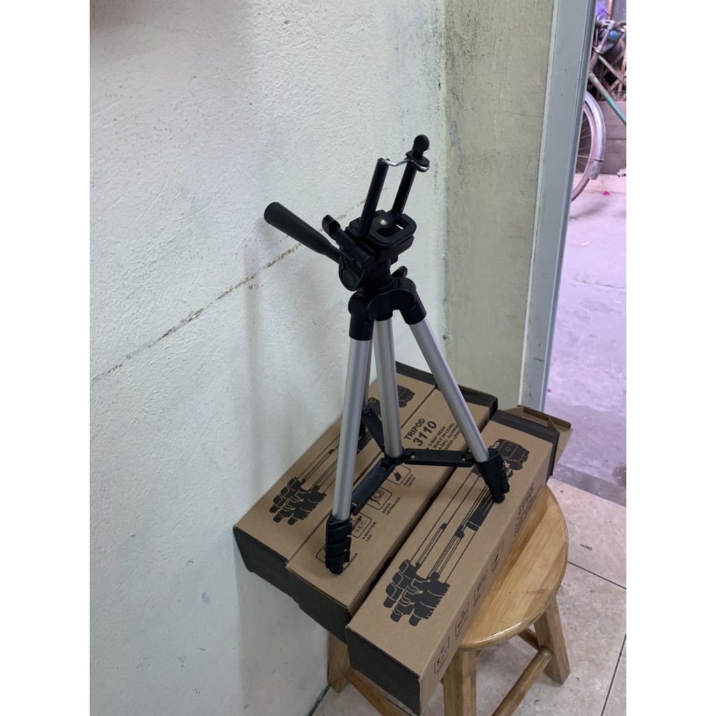 Chân đế điện thoại chân nhôm đỡ máy ảnh, điện thoại thông minh Chân đế di động tripod 3110