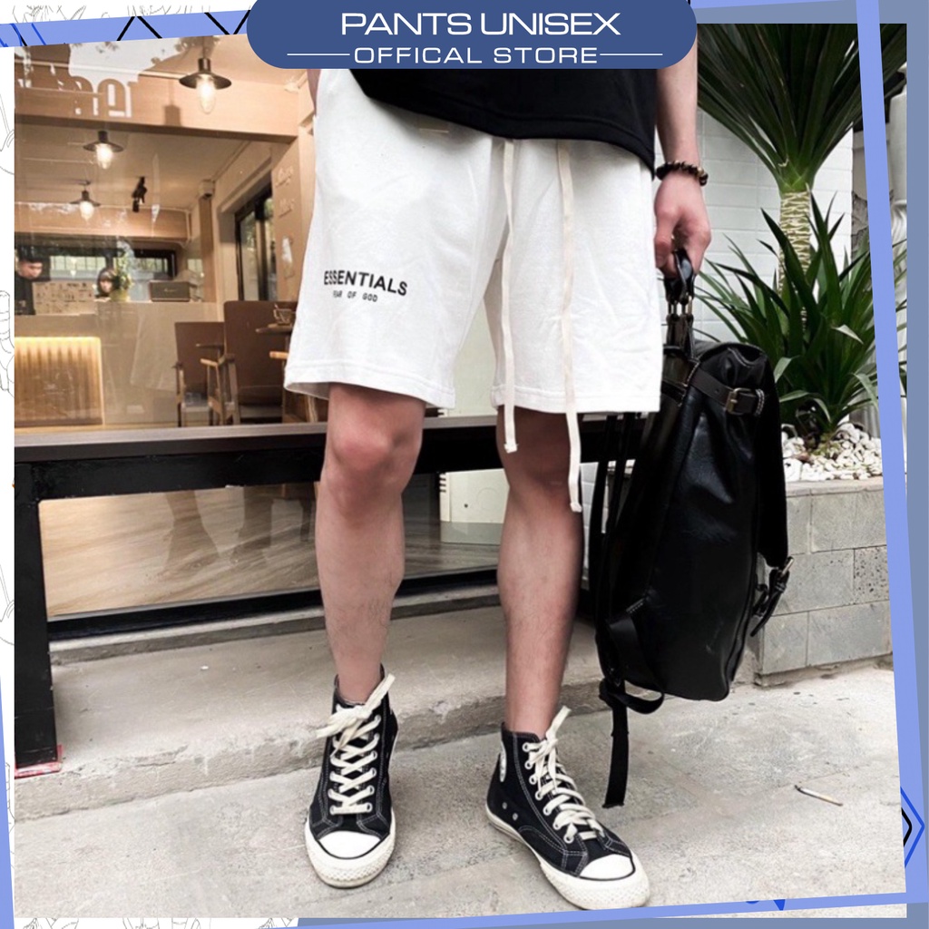 ⚡[ RẺ VÔ ĐỊCH ] Quần short nỉ cotton Essentials , quần nam nữ  Pantsunisex✨ | BigBuy360 - bigbuy360.vn