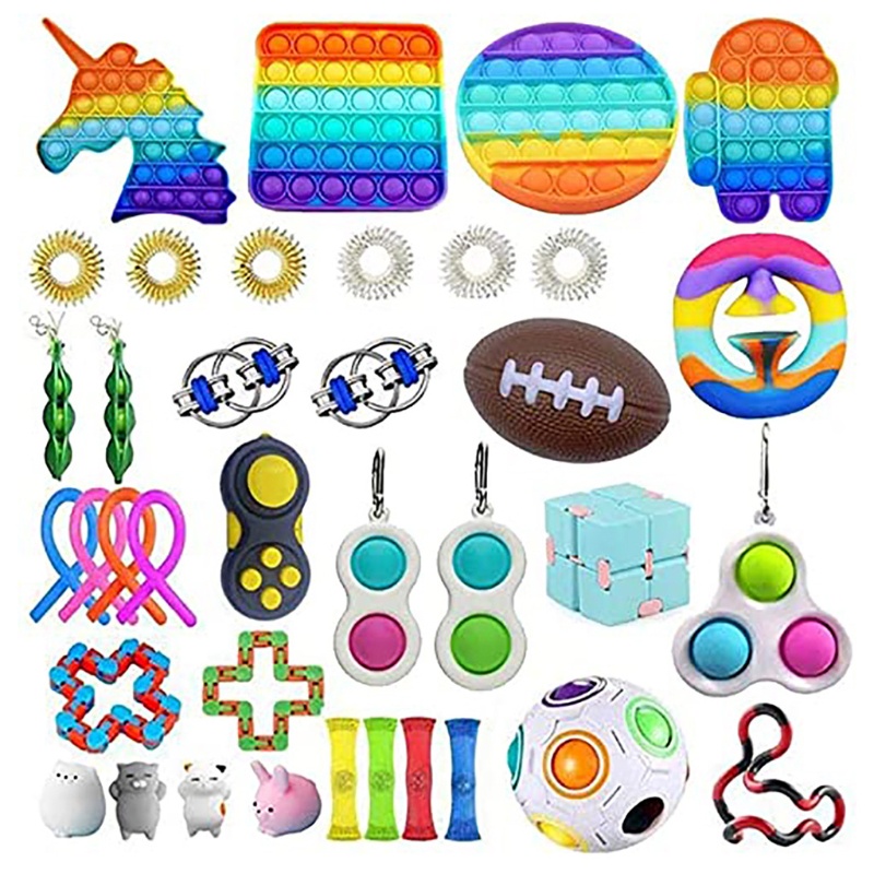 1 Set Đồ Chơi Fidget Spinner HìNh ĐậU Mini Vui NhộN Cho Bé