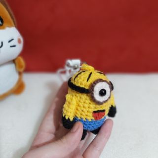 Móc khóa - thú len handmade - minions