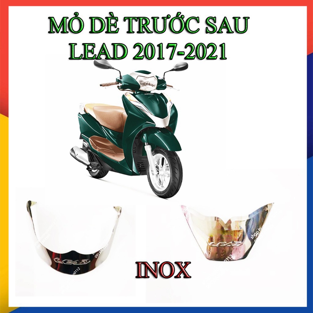 Ốp Inox Dè Trước Sau Lead 2017-2019