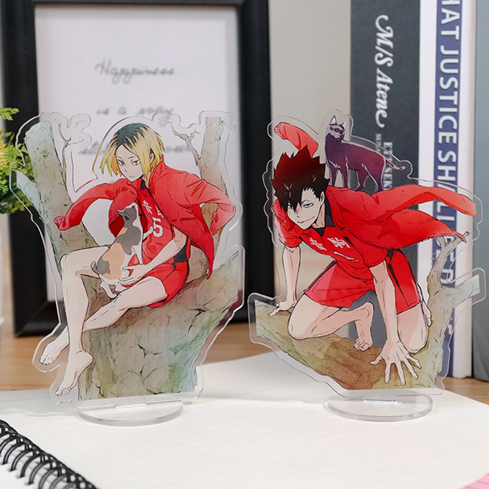 Mô hình nhân vật Haikyuu bằng acrylic có giá đỡ để bàn trang trí