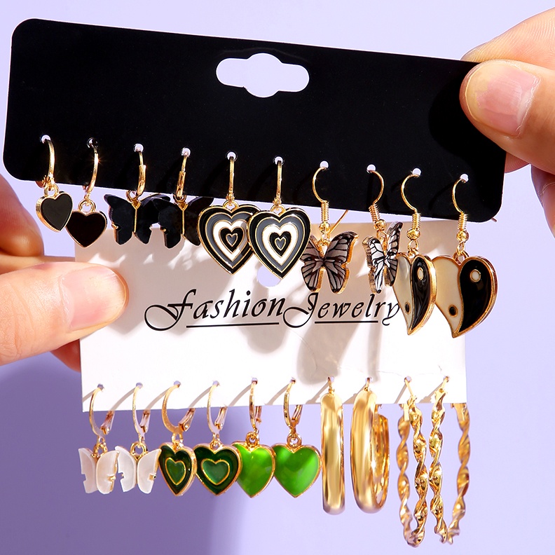 Bông Tai Dạng Vòng Đính Ngọc Trai Thời Trang Cho Nữ