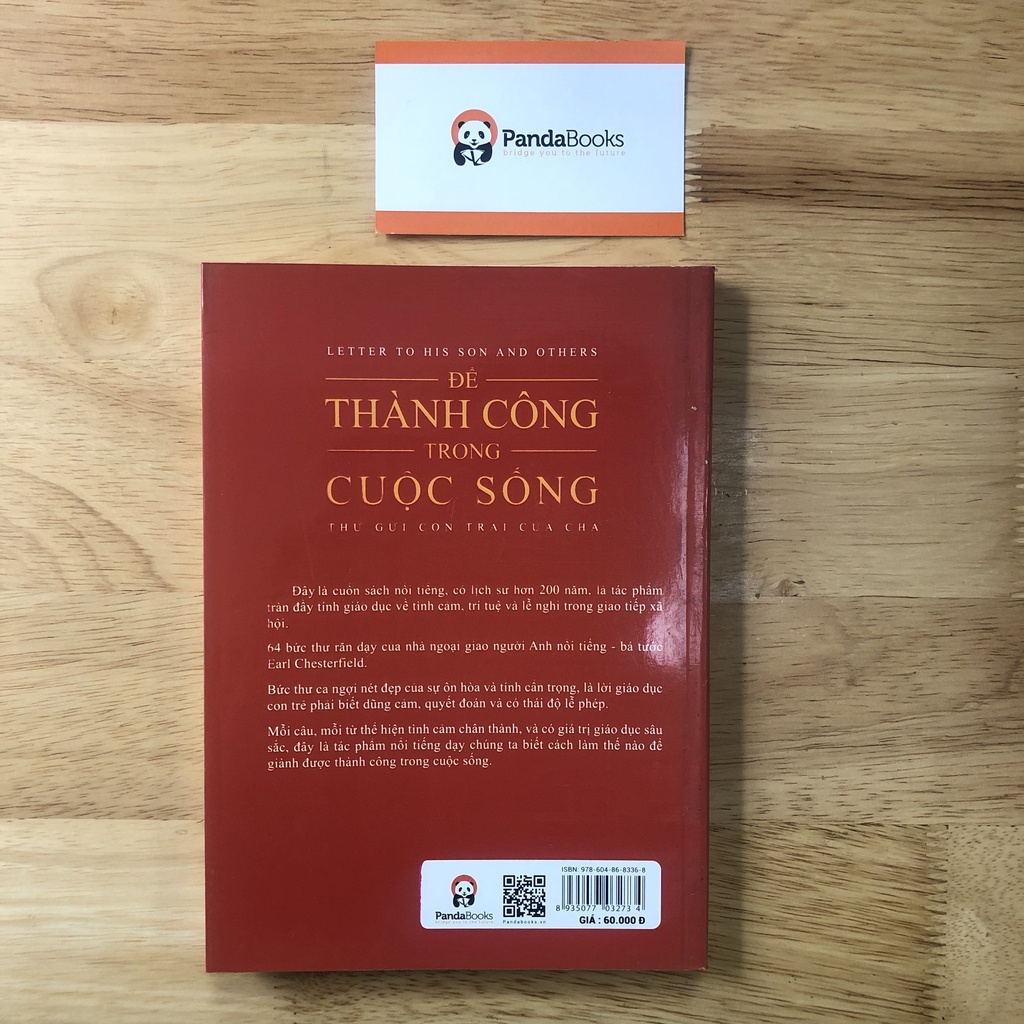 Sách - Để thành công trong cuộc sống (Thư gửi con trai của cha)