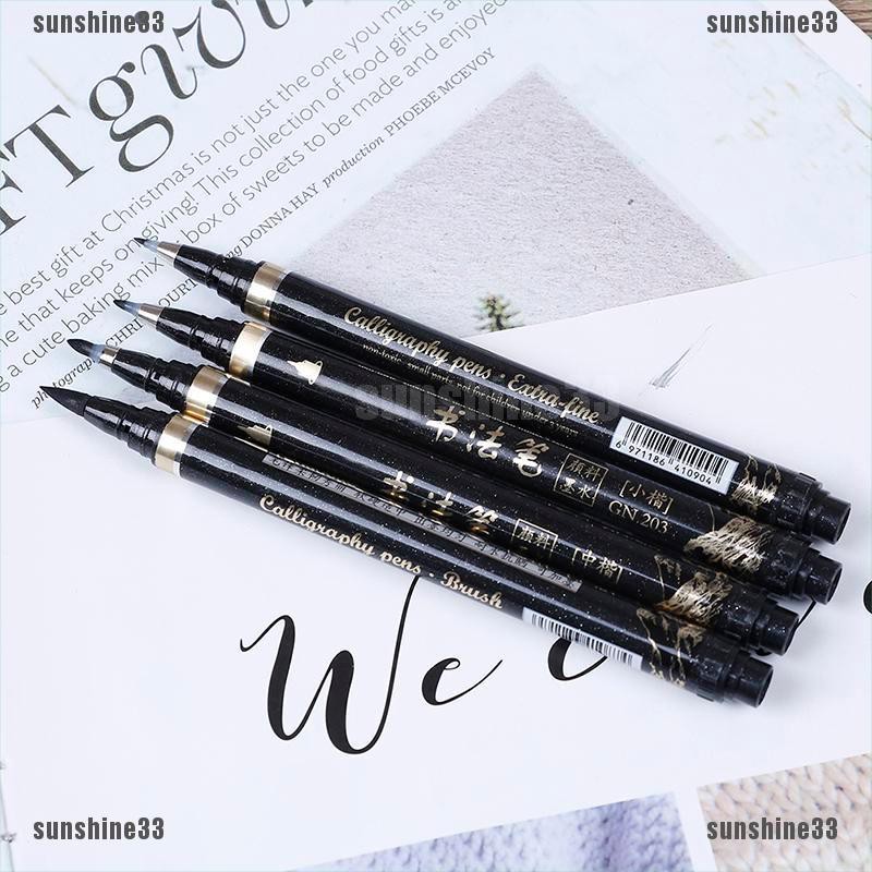 Set 4 Bút Lông Viết Thư Pháp