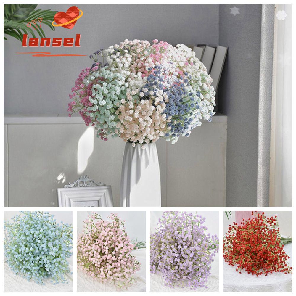 Bó hoa baby giả 108 bông trang trí nhà cửa/ tiệc cưới DIY