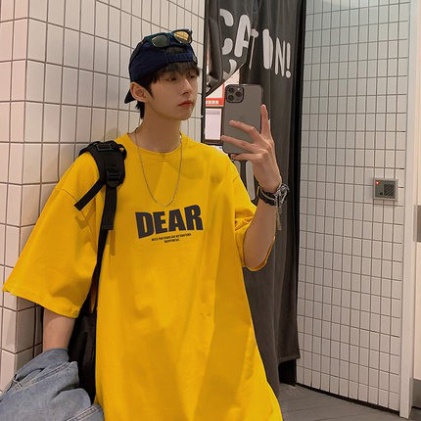 Áo phông rộng Aqua2ma áo thun nam nữ tay ngắn unisex form rộng oversize cotton trắng đen xanh DEAR  freesize 40-70 kg | BigBuy360 - bigbuy360.vn