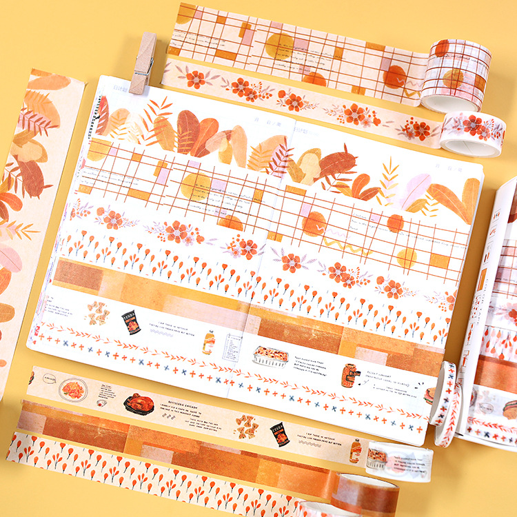 Set 8 Cuộn Băng Keo Trang Trí Đa Năng Tiện Dụng