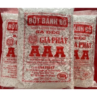Bột bánh bò Aaa Gia Phát 500g chuyên làm bánh bò, bánh giò, bánh cuốn, bánh bèo, bánh đúc, bánh canh...