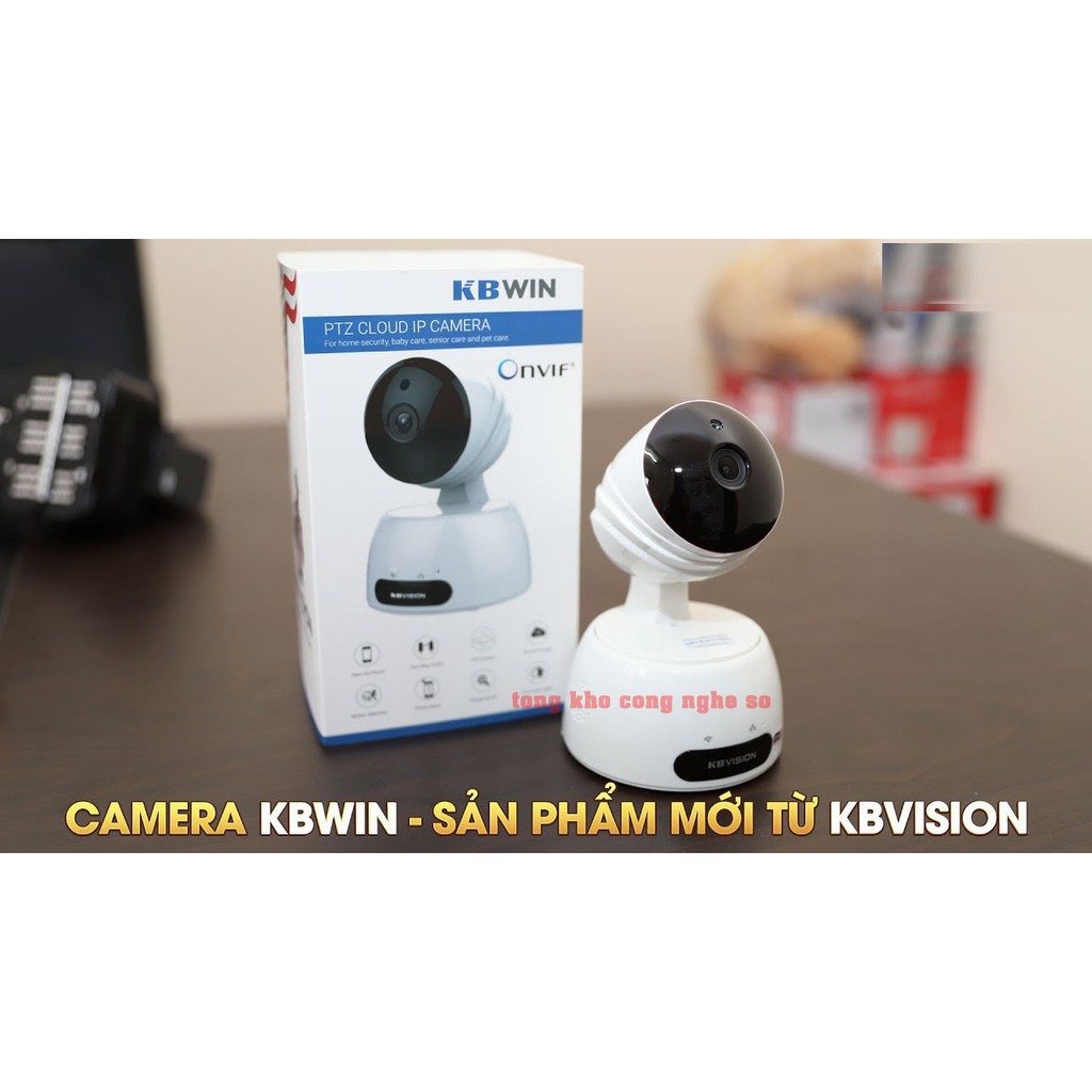 {Giá Hủy Diệt} Camera wifi không dây Full HD 2.0M kbvision KBWIN KW-H2 - hàng chính hãng - bảo hành 2 năm .