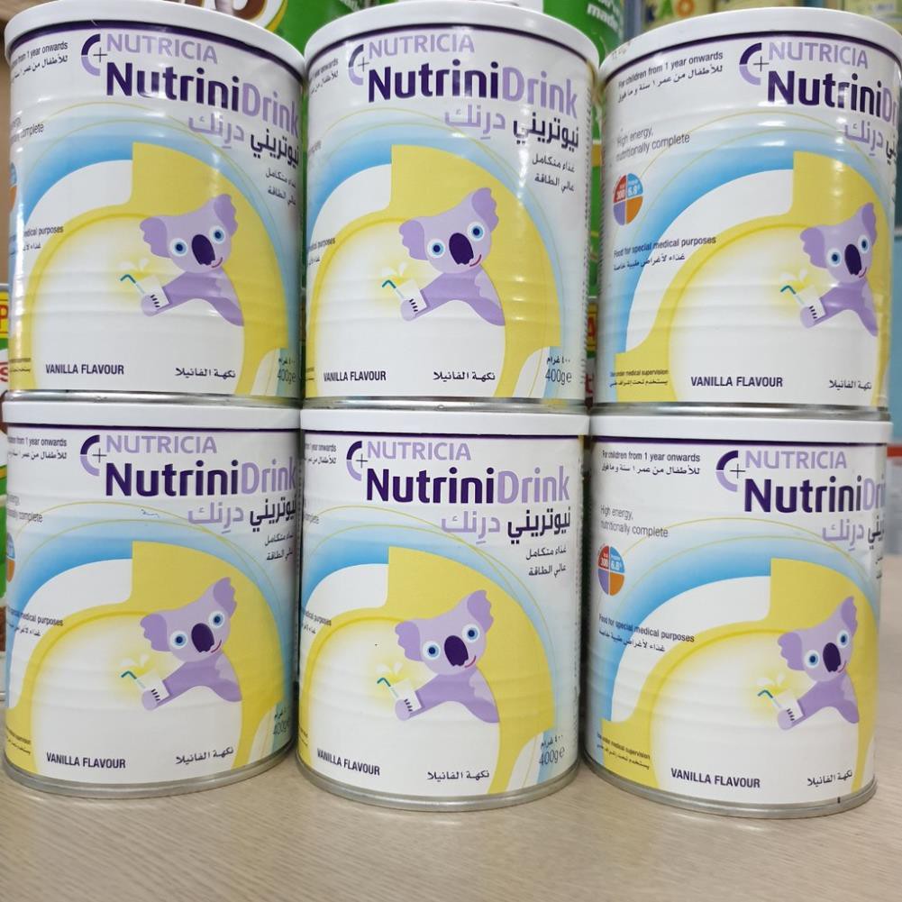 Sữa bột NutriniDrink nhập khẩu nguyên lon từ Đức 400g DATE 12/2021