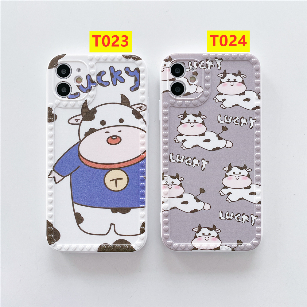 Ốp Lưng Họa Tiết Hình Chú Bò Sữa Thời Trang Cho Iphone 12 Mini Pro Max 6 6s 7 8 Plus Xr Xs Max Iphone 11 Pro Max | BigBuy360 - bigbuy360.vn