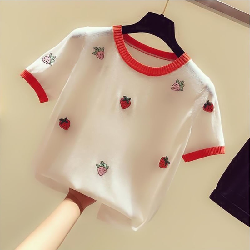 Áo Thun Cotton Trơn Tay Ngắn Phong Cách Mới 2022