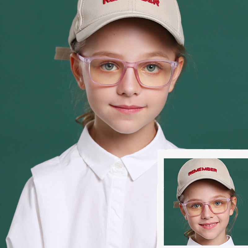 Mắt Kính Chống Bức Xạ Ánh Sáng Xanh Bảo Vệ Mắt Máy Tính/Điện Thoại Trẻ Em