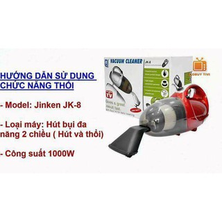 MÁY HÚT BỤI MINI CẦM TAY HAI CHIỀU JK-8  ☀ HÚT VÀ THỔI CỰC MẠNH : HÚT ĐINH, SỎI CÁT, ĐỒNG XU, LÔNG CHÓ MÈO.