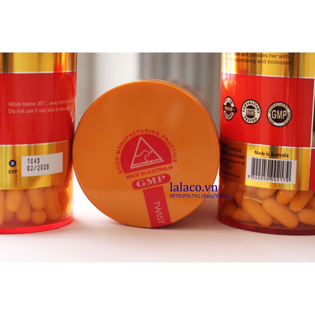 [Mã 66FMCGSALE hoàn 8% xu đơn 500K] Sữa Ong Chúa Úc 1610mg - Costar Royal Jelly 1610mg | BigBuy360 - bigbuy360.vn