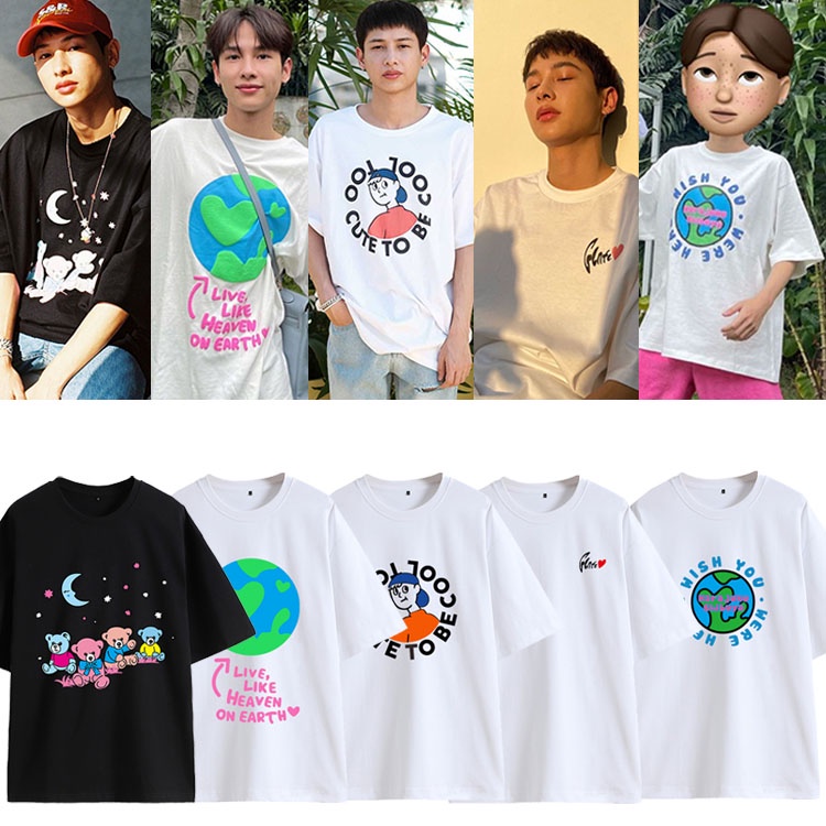 Áo Thun Cotton Tay Ngắn Dáng Rộng In Chữ Offgun Thời Trang Mùa Hè Hàn Quốc 2022