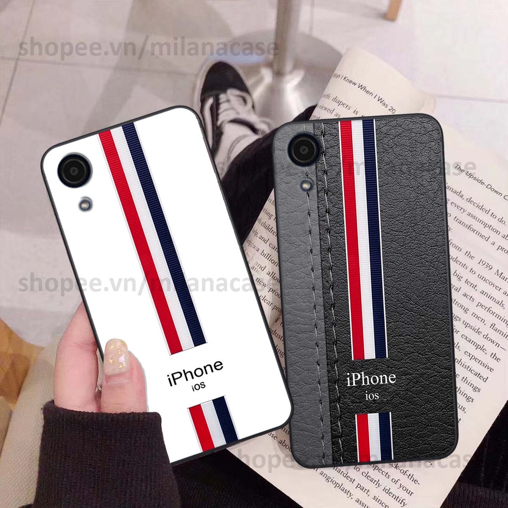 Ốp Samsung A03 Core in giả da phong cách thể thao, cá tính, thời trang