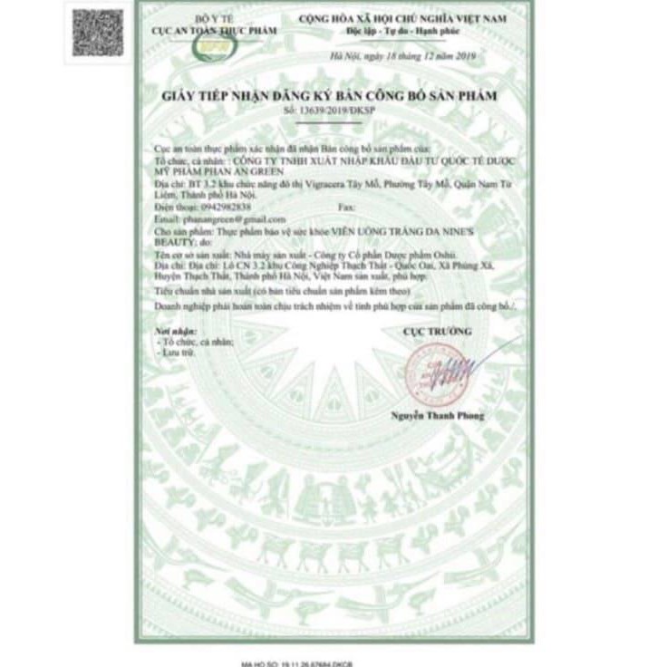 Viên Uống Nines Beauty TRẮNG DA, MỜ THÂM NÁM, GIẢM NẾP NHĂN | Thế Giới Skin Care