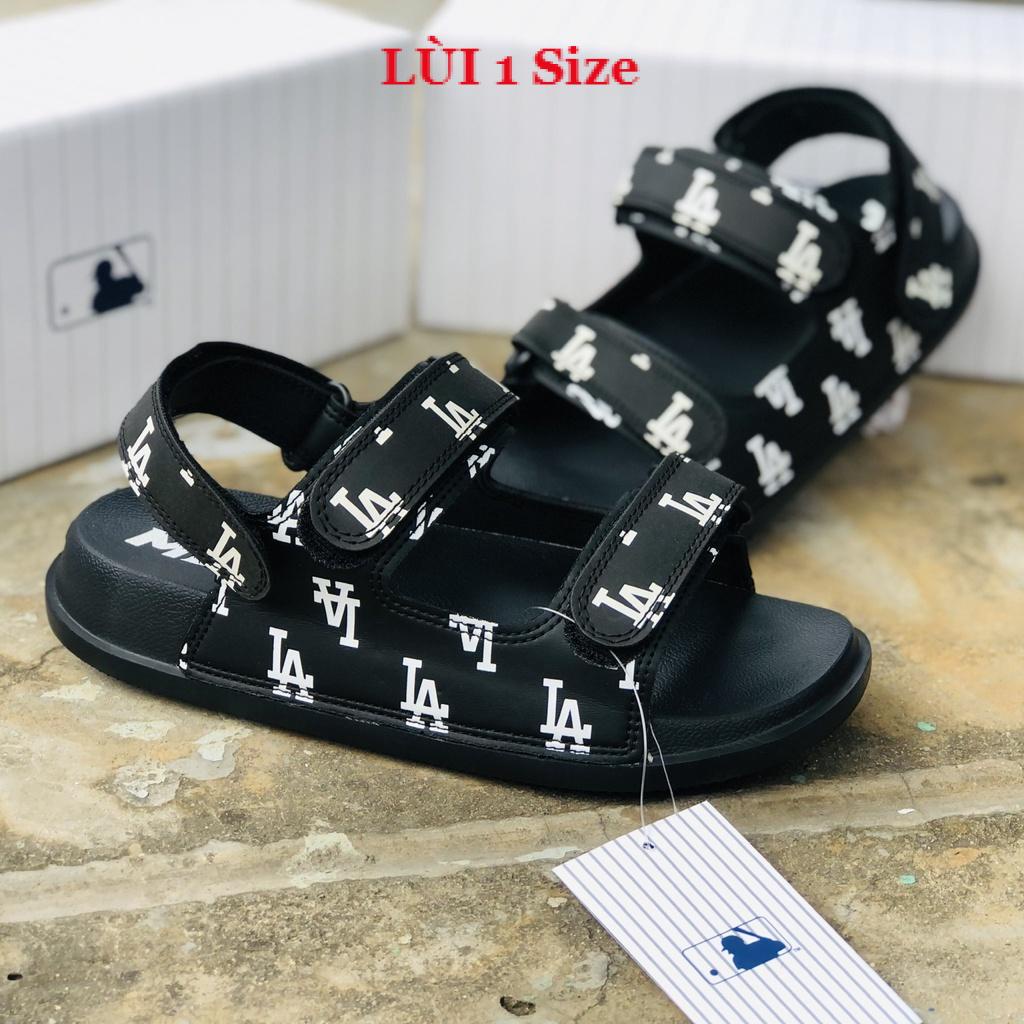 Giày Sandal 𝐌𝐋𝐁 ❤️FREESHIP + Hộp + Lùi 1 size❤️ xăng đan mlb thể thao nam nữ unisex hottrend, in nét, đế api bền và bám