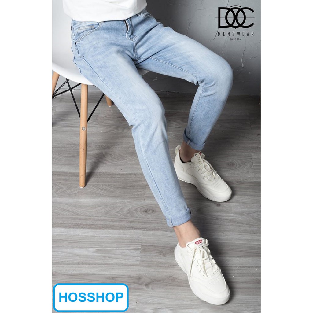 Quần Jean Nam Xanh Bạc Trắng Cổ Điển Mẫu Chạy Thời Đại | BigBuy360 - bigbuy360.vn