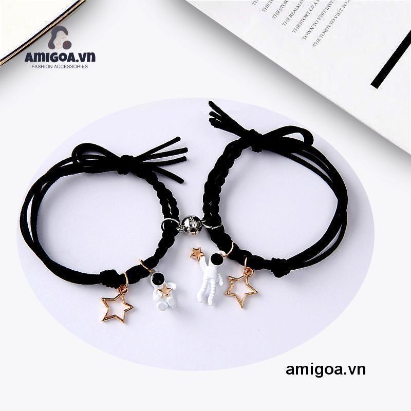 ✨✨Vòng Tay Nam Châm Họa Tiết Phi Hành Gia Phong Cách Hàn Quốc Hợp Thời Trang Cho Cặp Đôi