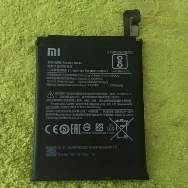 Pin xiaomi note 5, note 5 pro