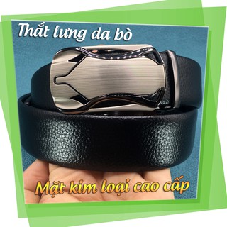 [Rẻ đẹp]Thắt lưng nam da bò, khóa tự động,bền, đẹp, dễ sử dụng, thời trang cao cấp