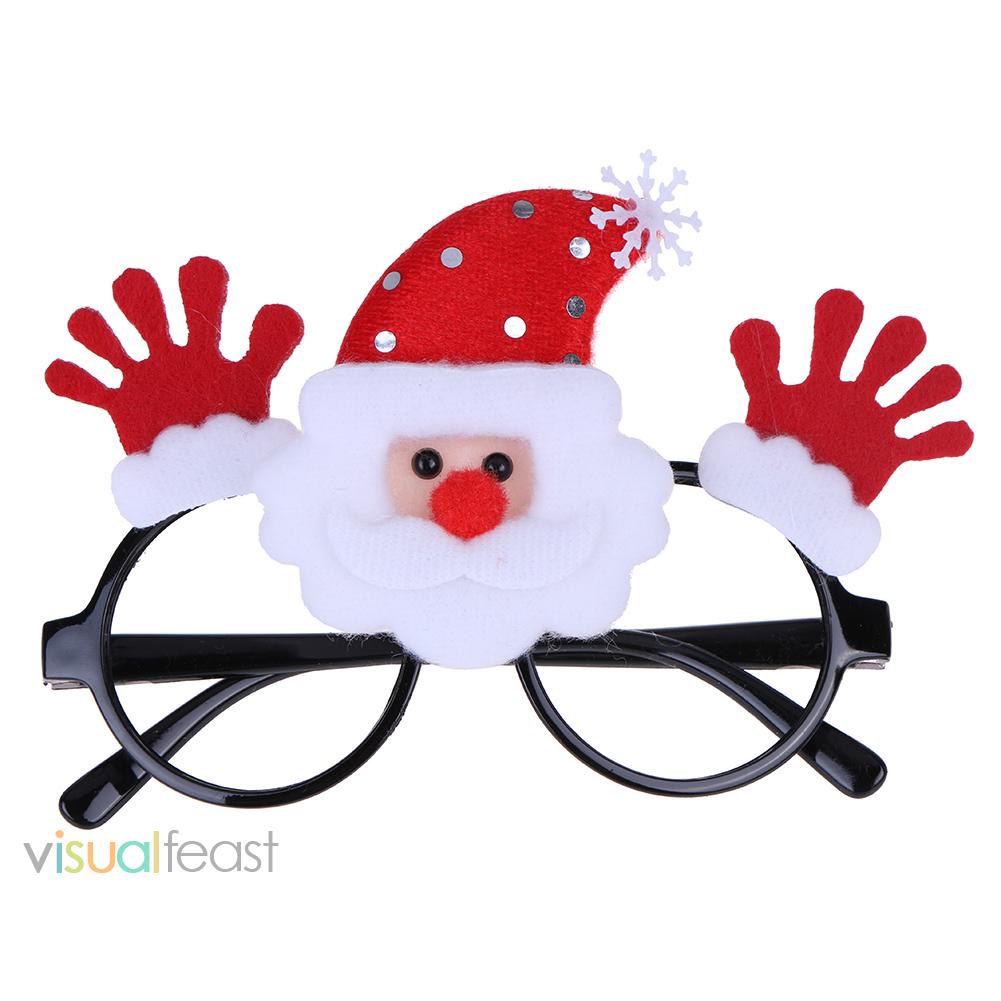 Mắt kính hình ông già noel trang trí cho lễ giáng sinh 151155.04