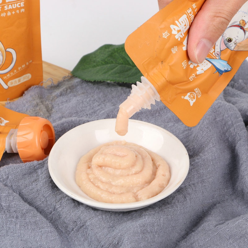 Súp thưởng nắp vặn LINYI cho mèo kén ăn tuýp 80 gram