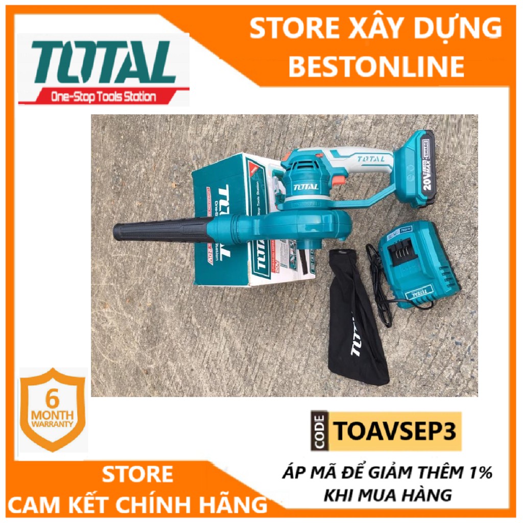 MÁY THỔI BỤI DÙNG PIN 20V TOTAL TABLI2001 CHÍNH HÃNG