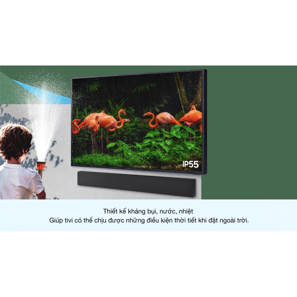 Smart Tivi Ngoài Trời The Terrace QLED Samsung 4K 65 inch QA65LST7T | BigBuy360 - bigbuy360.vn