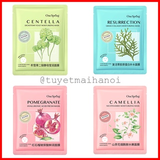 Mặt Nạ One Spring Dưỡng Ẩm, Kiểm Soát Dầu, Dưỡng Trắng, Giảm Mụn, Mờ Thâm chiết xuất thiên nhiên