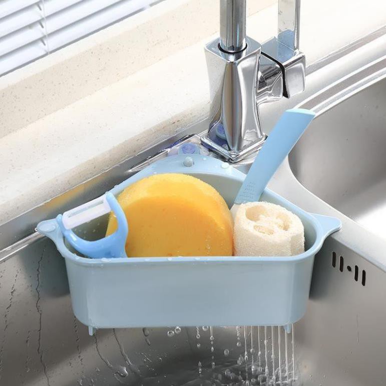 Kệ góc bồn rửa chén thông minh tiện dụng - Kệ góc tam giác