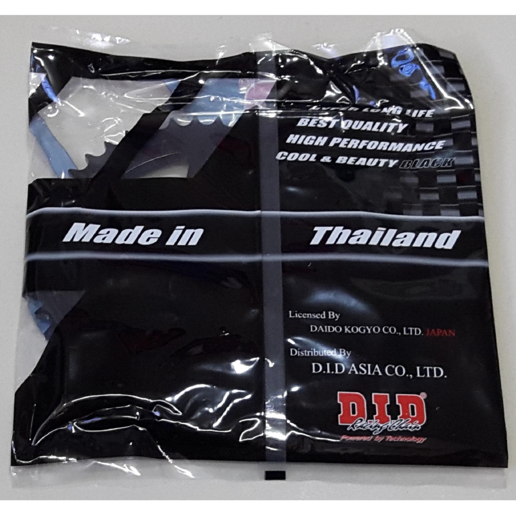 Bộ Sên Nhông Dĩa DID Black 15x44-120L WINNER 150 - Made in Thailand.