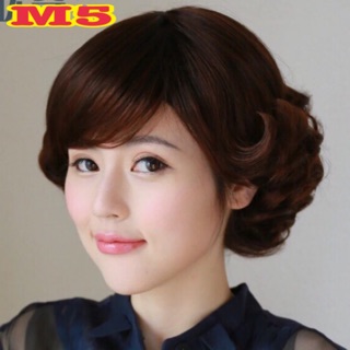 Tóc giả ngắn trung niên