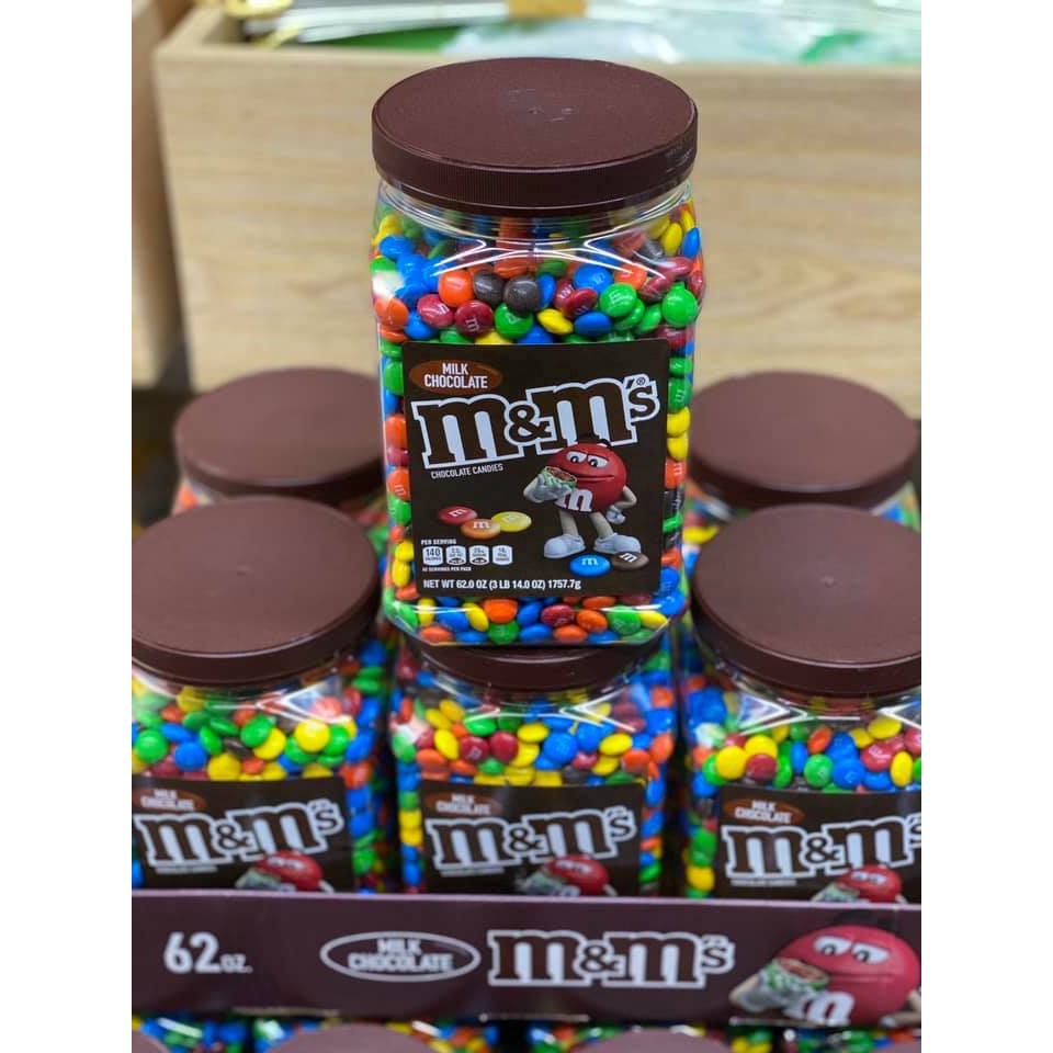 KẸO SOCOLA M&amp;M HỘP 1.7KG MỸ CHÍNH HÃNG - 7984