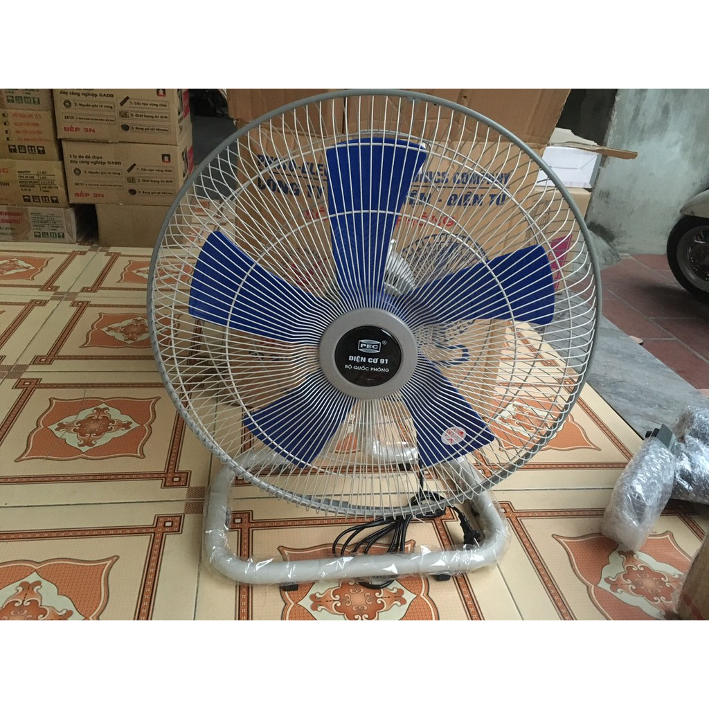 [Mã ELMS5 giảm 7% đơn 300K] Quạt sàn công nghiệp Điện Cơ 91 QS-450 sải cánh 450mm - Bộ Quốc Phòng