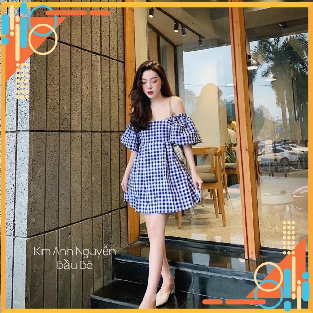 Đầm BBD caro xanh💖 KÈM ẢNH THẬT 💖 BAO KIỂM ❌