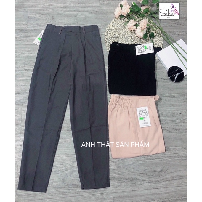 Quần tây nữ công sở dáng rộng thoải mái dễ chịu nhiều màu mã 46522